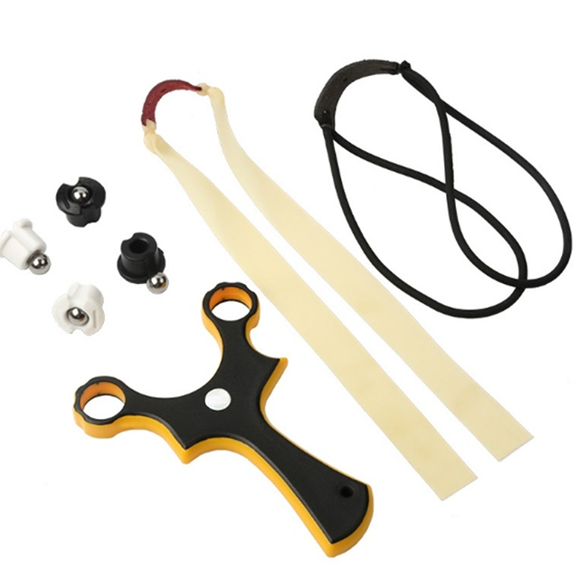 High Speed Rubber Slingshot Catapult Pocket Outdoor Hunting