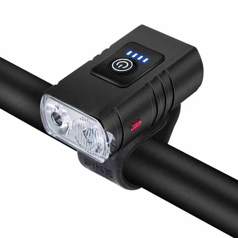 Bicycle headlight Super bright 10W 1000LM 6 Modes USB Rechargeable bicycle light kit  waterproof bicycle headlight and rear light bicycl