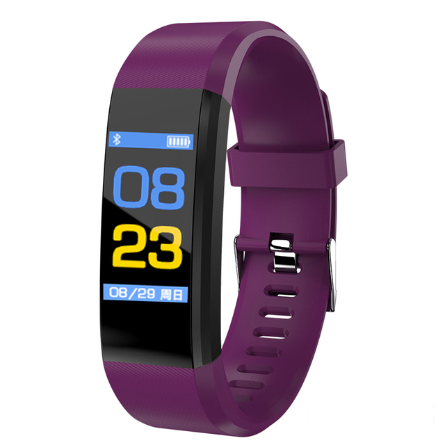 115 PLUS Smart Bluetooth Watch Fitness Tracker Sport Heart Rate Monitor Blood Waterproof Women Children for Android IOS