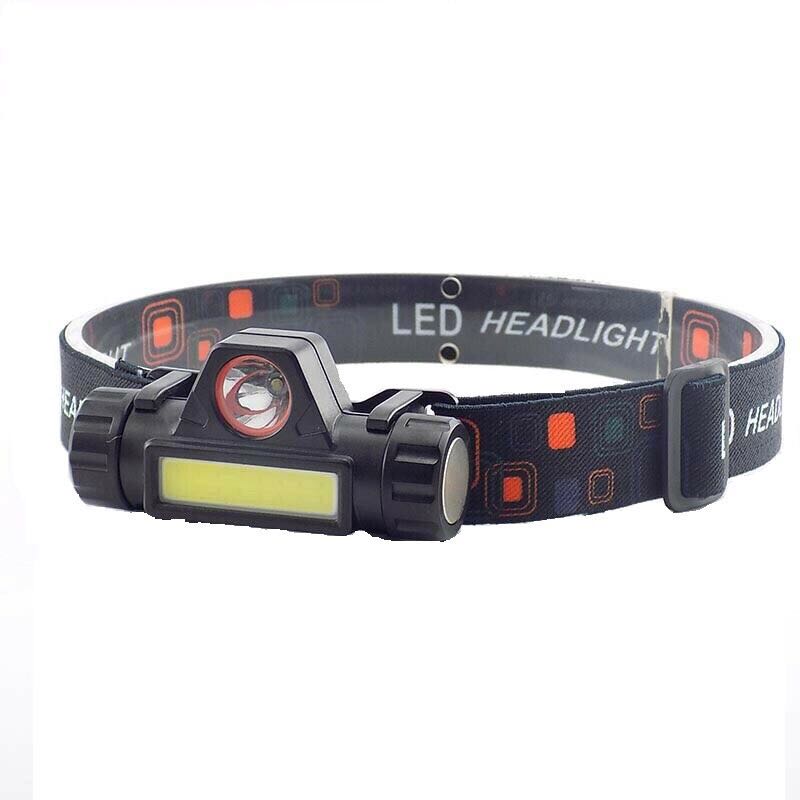 Multifunctional Waterproof LED Headlamp USB Rechargeable Headlight Head Torch Head Lamp