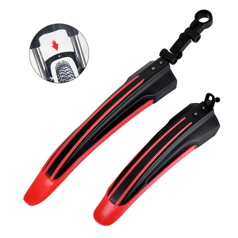 1 Pair Bike Mud Guard mtb Flexible Bicycle Colorful Mountain Bike Mudguard