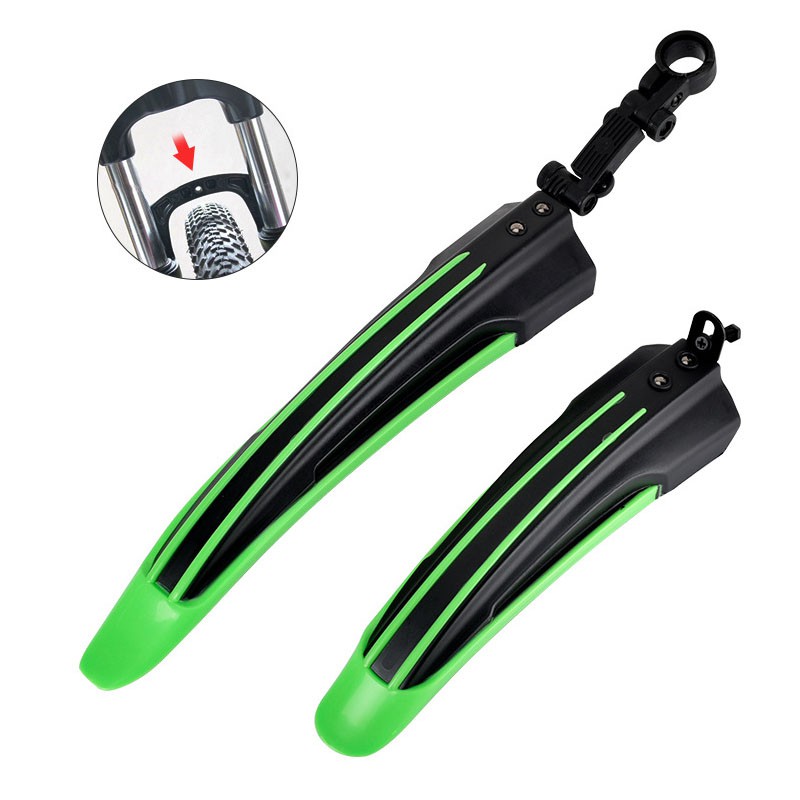 1 Pair Bike Mud Guard mtb Flexible Bicycle Colorful Mountain Bike Mudguard