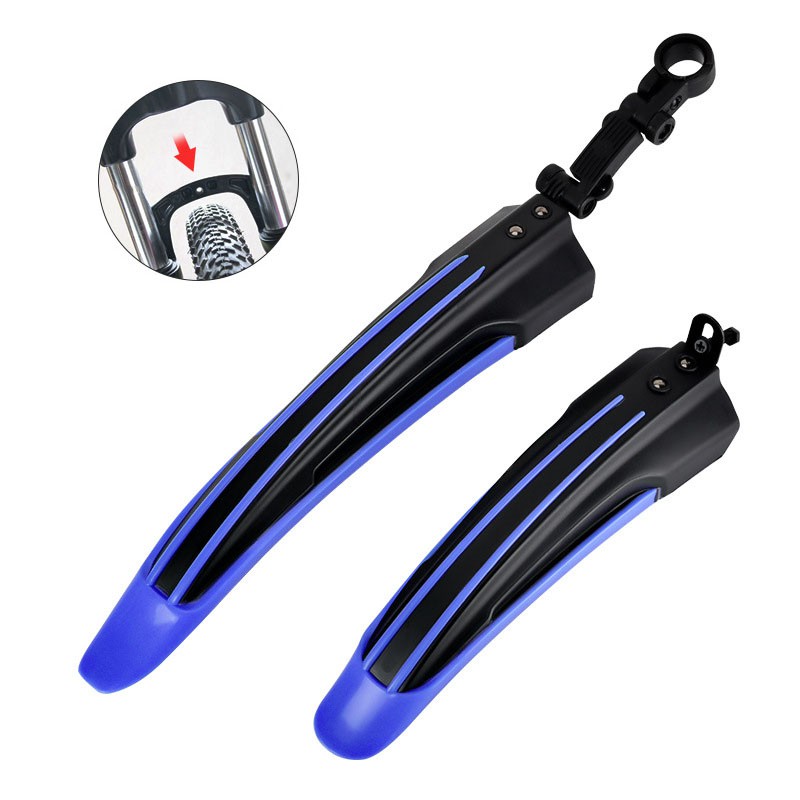 1 Pair Bike Mud Guard mtb Flexible Bicycle Colorful Mountain Bike Mudguard