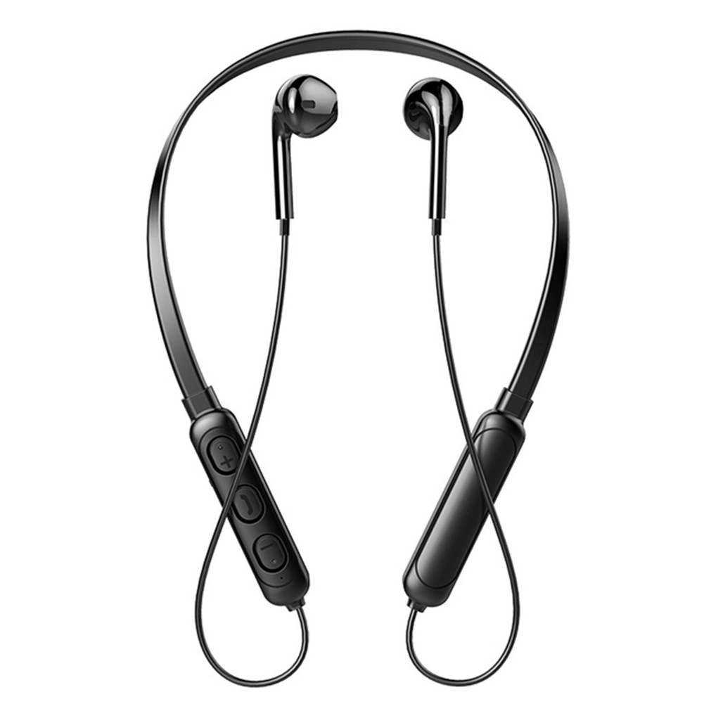 Wireless Bluetooth-compatible Headset Hanging Neck Stereo Noise Reduction 5.0 Sports Earphone Microphone