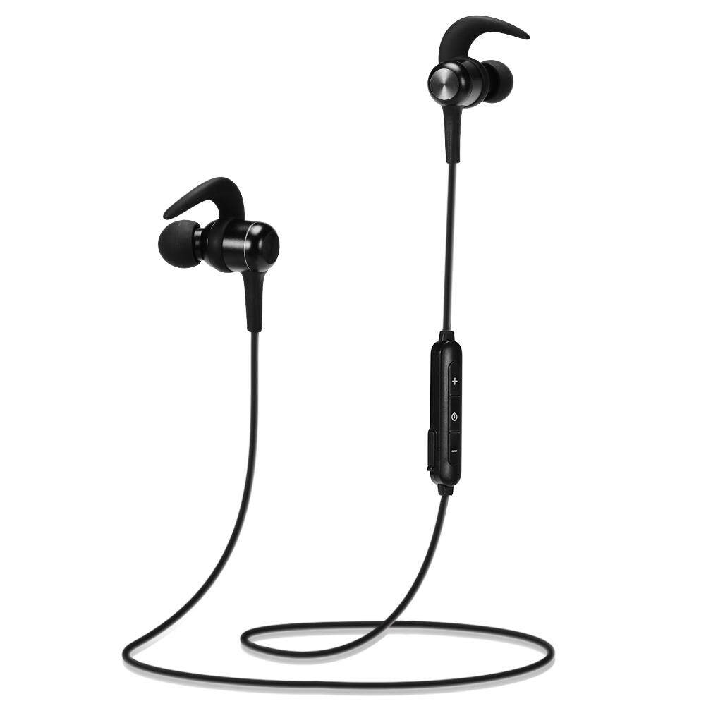 Wireless Headset, Bluetooth 4.1 In-ear Stereo Sport Headphone with Magnetic Connection, Built-in Mic, Noise Cancelling, Connect Two Bluetoot