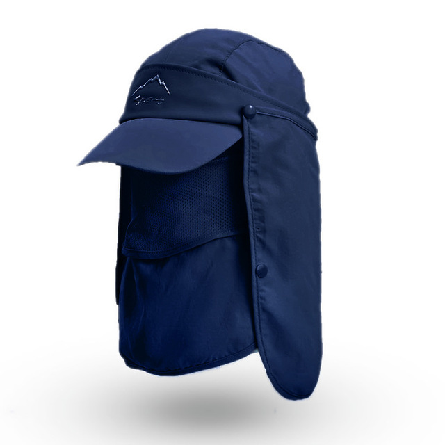 Summer UV Protection Sun Hats For Women Men Multifunction Foldable Bucket Hat With Neck Flap Male Waterproof Hiking Fishing Caps