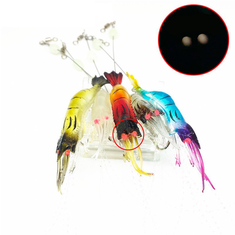 Floating Fishing Bait Tackle Fishing Gear Spinner Bait Lure For Fishing Luminous Hook Fishing Baits