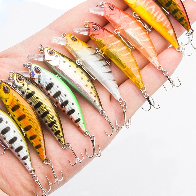 5g/5cm Mini Minnow Lure CrankBait Fishing Gear SwimBait Lure Fish bait Fishing Accessories Lure For Fishing Buzz Bait