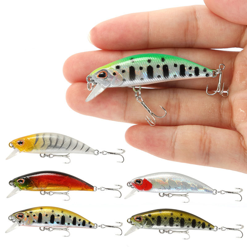 5g/5cm Mini Minnow Lure CrankBait Fishing Gear SwimBait Lure Fish bait Fishing Accessories Lure For Fishing Buzz Bait