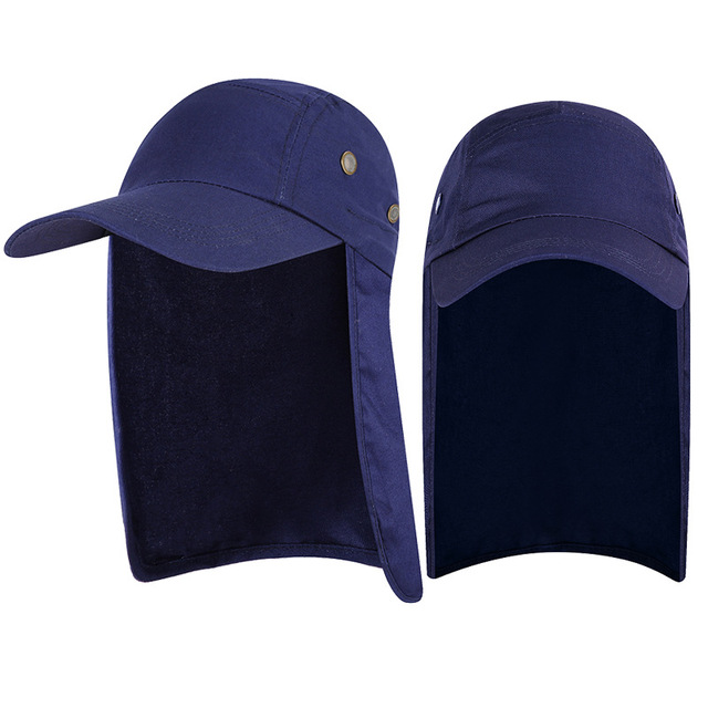 Summer Outdoor UV Protection Sun Hat Women Mens Bucket Hat With Neck Flap Male Long Wide Brim Fishing Hiking Caps