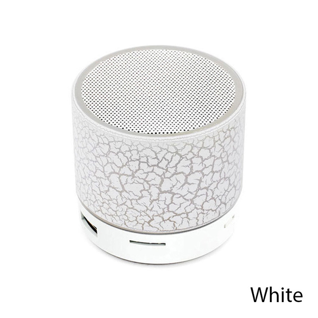 Bluetooth Speaker LED Light Crack Mini Protable Speaker Outdoor Sound Box for Mobile Phone