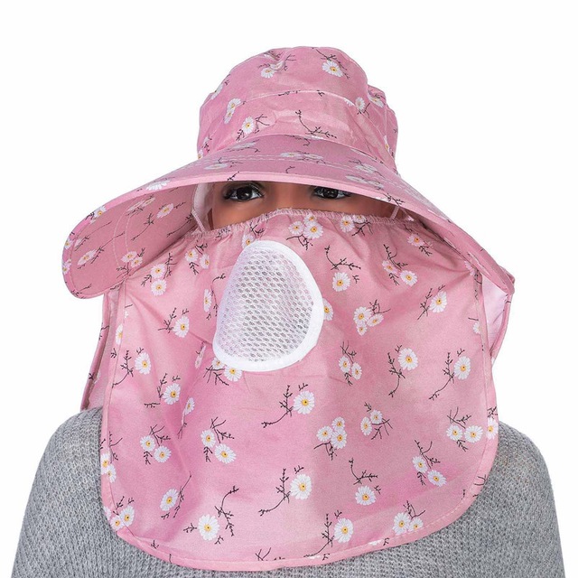 Sun Hat Female Summer Hat Cover Face Sun Hat All-match Summer Hat with Big Rim Anti-ultraviolet Cycling Sunhat