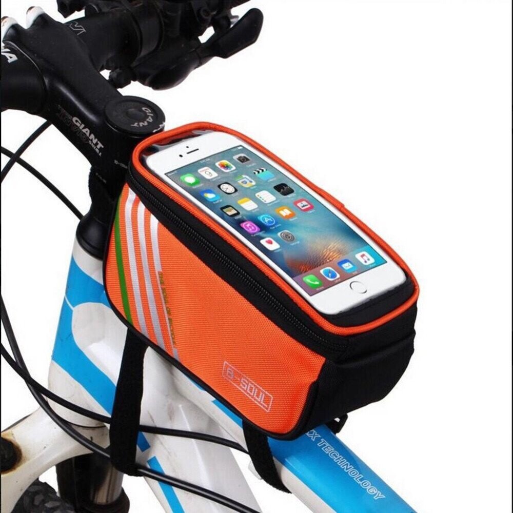 Bike Phone Bag Waterproof Front Frame Tube Bag