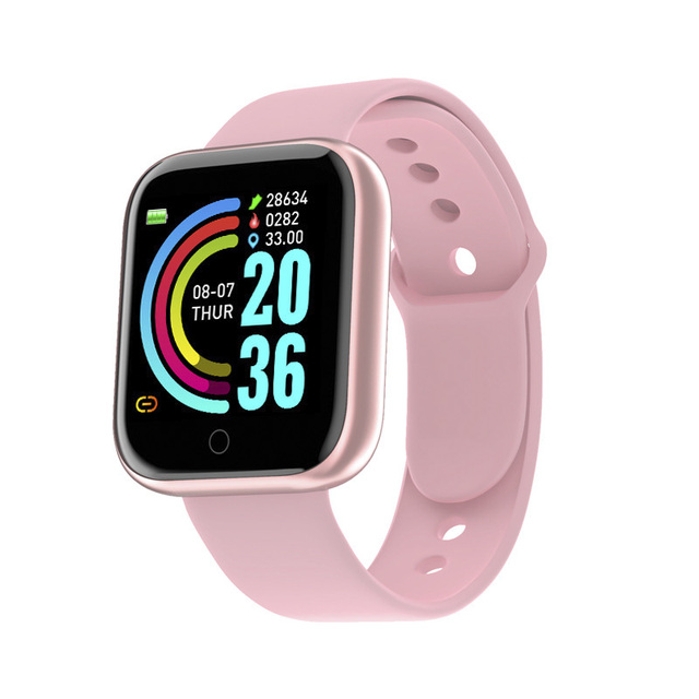 D20 Pro Smart Watch Women Fitness Tracker Heart Rate Blood Pressure Monitor Waterproof Bluetooth Men SmartWatch For IOS Android