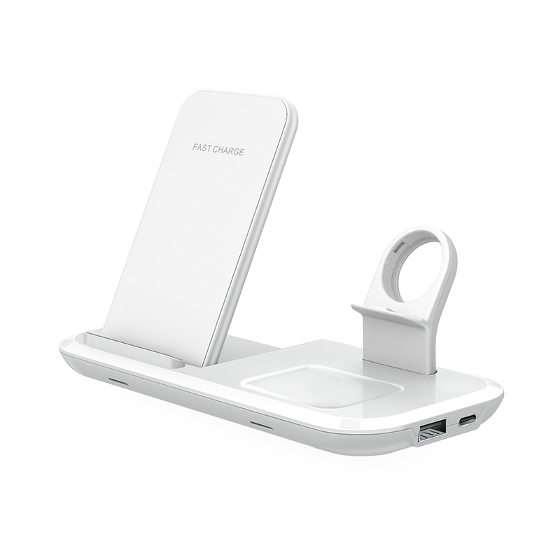 Wireless Charger 3 in 1 Qi Watch Charger Dock For iphone Charging Station USB C Stand Fast Charging For iphone 11 12 Pro