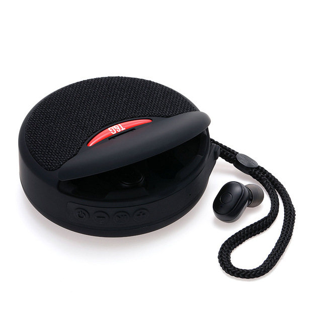 Wireless Headphones and Bluetooth Speaker Outdoor Speakers Sports In-Ear Headset with Microphone for Smartphone