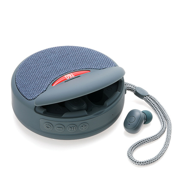 Wireless Headphones and Bluetooth Speaker Outdoor Speakers Sports In-Ear Headset with Microphone for Smartphone