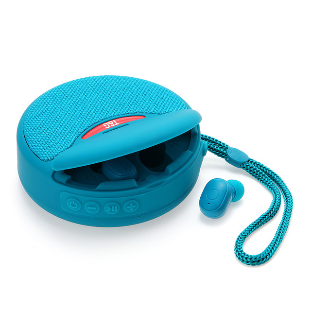 Wireless Headphones and Bluetooth Speaker Outdoor Speakers Sports In-Ear Headset with Microphone for Smartphone