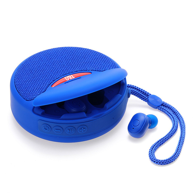 Wireless Headphones and Bluetooth Speaker Outdoor Speakers Sports In-Ear Headset with Microphone for Smartphone