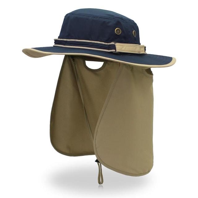 Wide Brim Men Women Bucket Hat With String Waterproof Outdoor Fishing Hunting Hat Fisherman Bone Caps Mountain Climbing Sun Hat