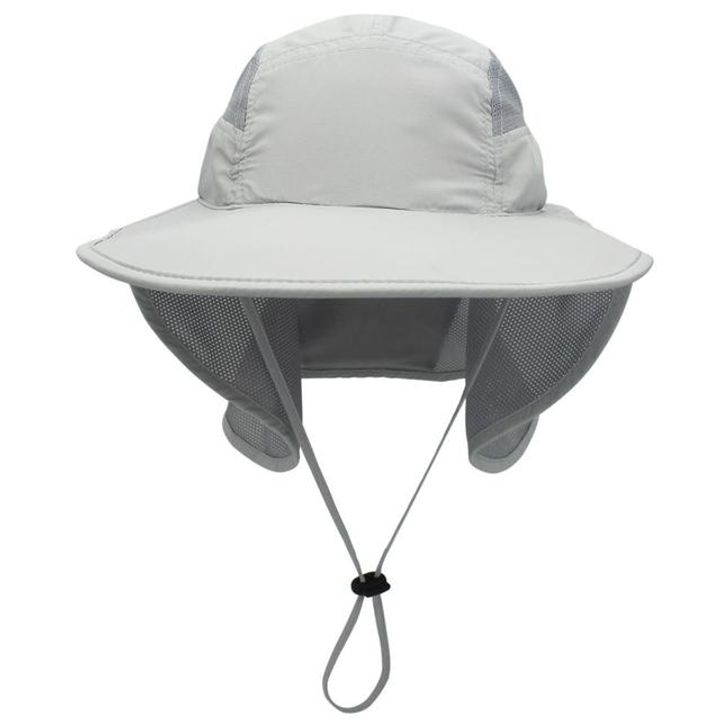 Exclusive discounts for Wide-brimmed Sunhat For Men and Women In Summer  Polyester Quick-drying Hat Mountain Fishing Bucket Hats with Neck Guard