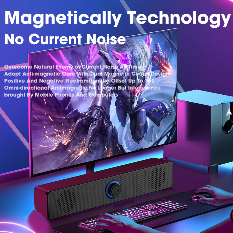 Surround Sound Bar Wired Computer Speakers Stereo Subwoofer For Desktop Laptop PC TV Mini Speaker Home Theater