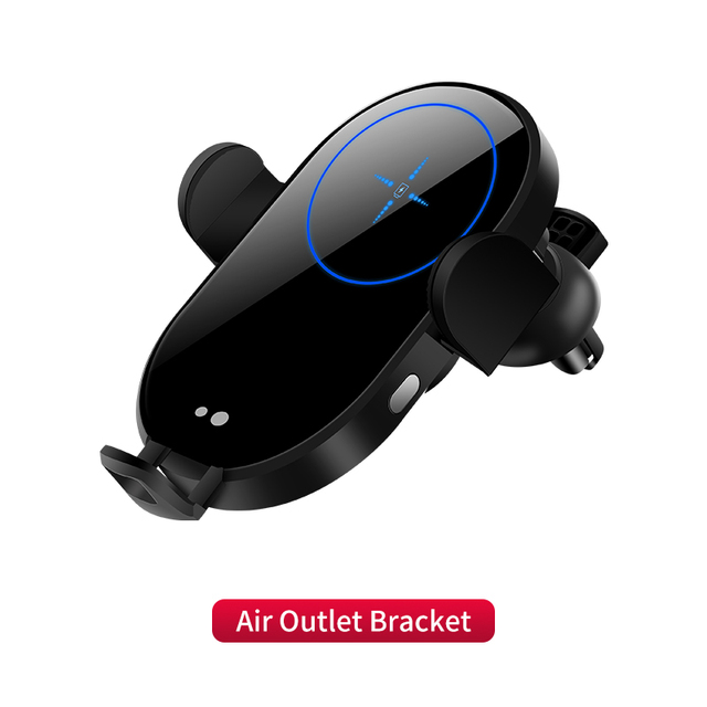 15W Wireless Charger Car Phone Holder Qi Induction Sensor Fast Charging Stand Mount For Samsung Huawei iPhone 12 11 Pro 8 Xiaomi