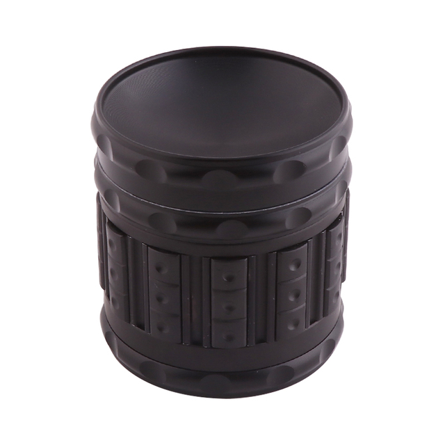 Zinc Alloy Smoke Grinder Hollow Carved  4layers Shisha Tobacco Cigar Herb Crusher Smoke Pipe Metal Grinder  kitchen supplies
