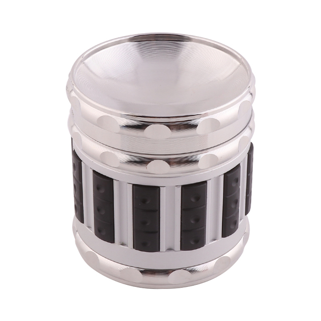Zinc Alloy Smoke Grinder Hollow Carved  4layers Shisha Tobacco Cigar Herb Crusher Smoke Pipe Metal Grinder  kitchen supplies