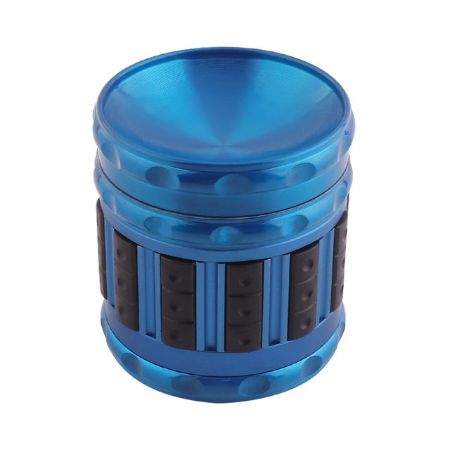 Zinc Alloy Smoke Grinder Hollow Carved  4layers Shisha Tobacco Cigar Herb Crusher Smoke Pipe Metal Grinder  kitchen supplies