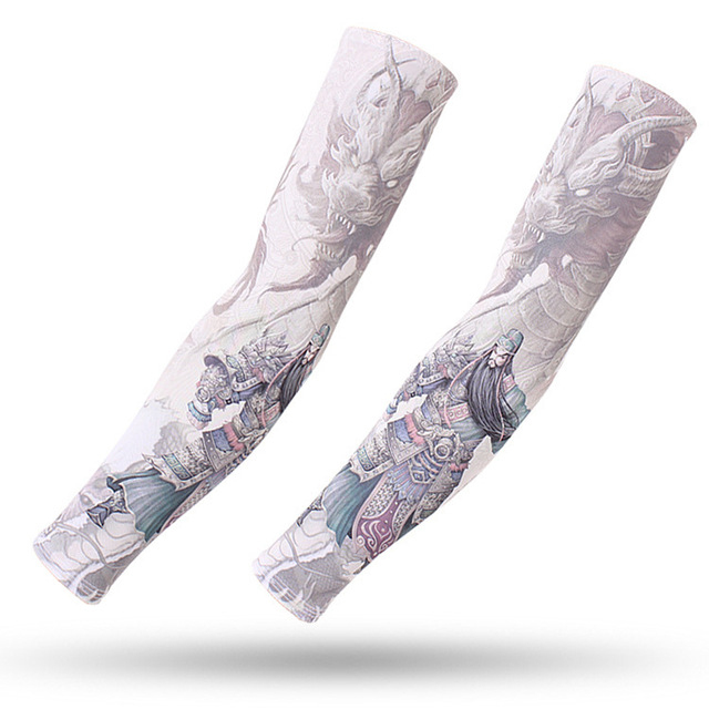 UV Sun Protection Sports Arm Sleeve Basketball Bike Fishing Cuff Cover Cool Breathable Elastic  Summer Sunscreen Equipage