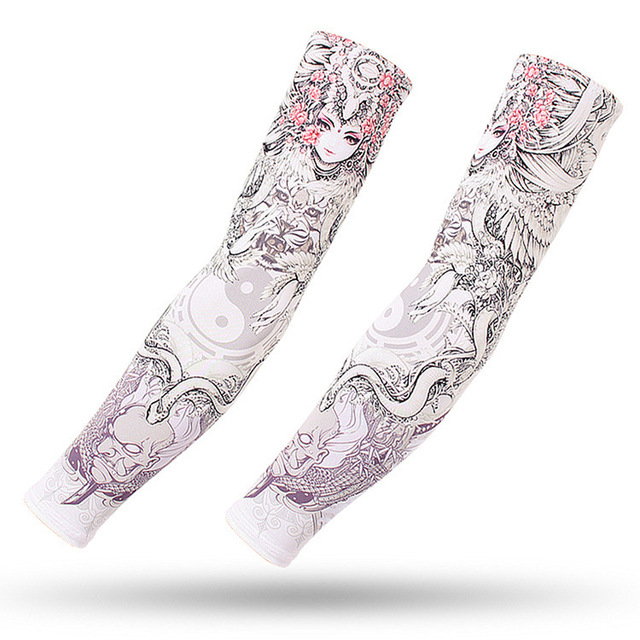 UV Sun Protection Sports Arm Sleeve Basketball Bike Fishing Cuff Cover Cool Breathable Elastic  Summer Sunscreen Equipage