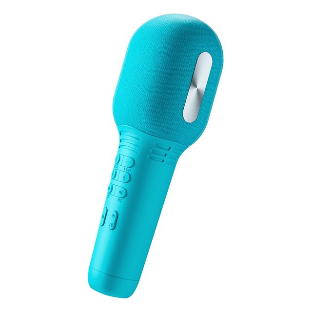 Portable Wireless Karaoke Microphone Bluetooth-Compatible5.0USB Handheld Condenser Mic Professional Mini Home KTV Player Singing