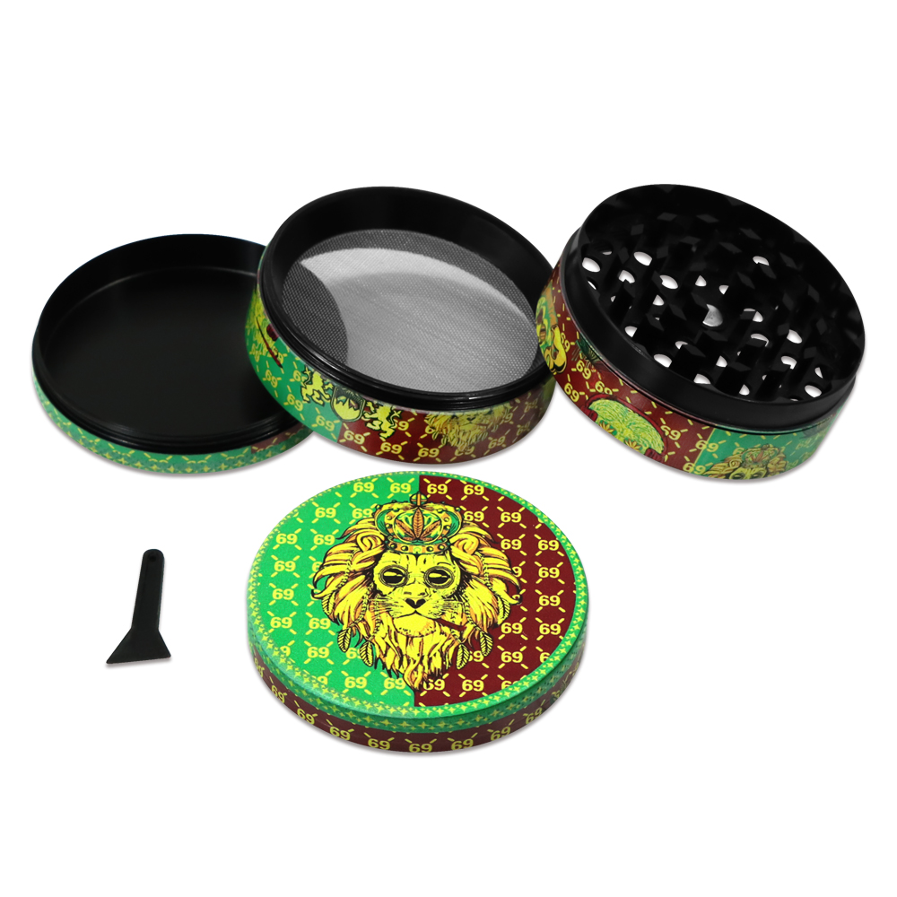 Zinc Alloy Tobacco Herb Grinder Metal Smoking Herbal Grinder Crusher Smoke Accessoires kitchen supplies