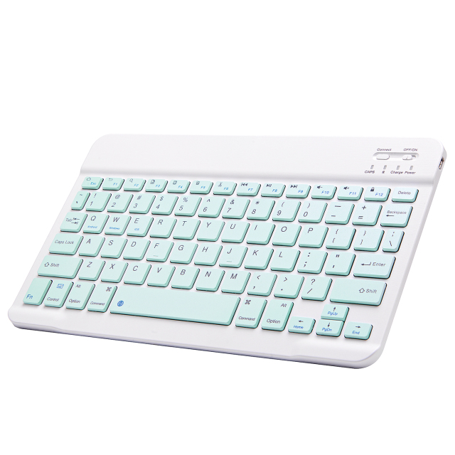 Pink Wireless Bluetooth Keyboard and Mouse Mini Spainish Keyboard Bluetooth Keyboard for Tablet IOS Android IPhone Ipad Keyboard