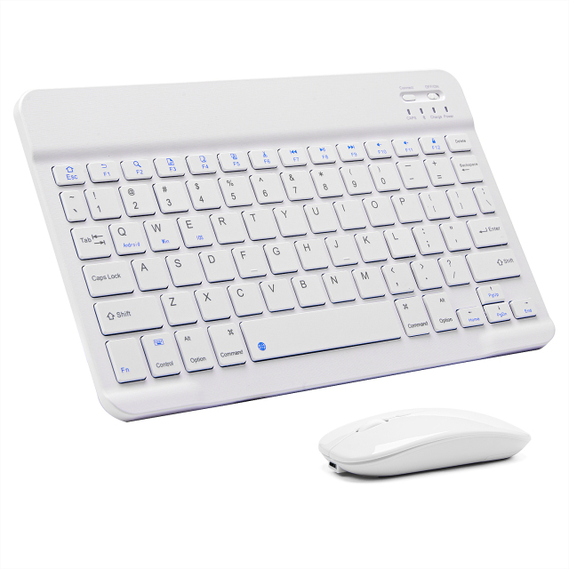 Pink Wireless Bluetooth Keyboard and Mouse Mini Spainish Keyboard Bluetooth Keyboard for Tablet IOS Android IPhone Ipad Keyboard