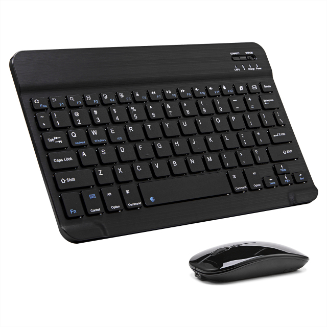 Pink Wireless Bluetooth Keyboard and Mouse Mini Spainish Keyboard Bluetooth Keyboard for Tablet IOS Android IPhone Ipad Keyboard