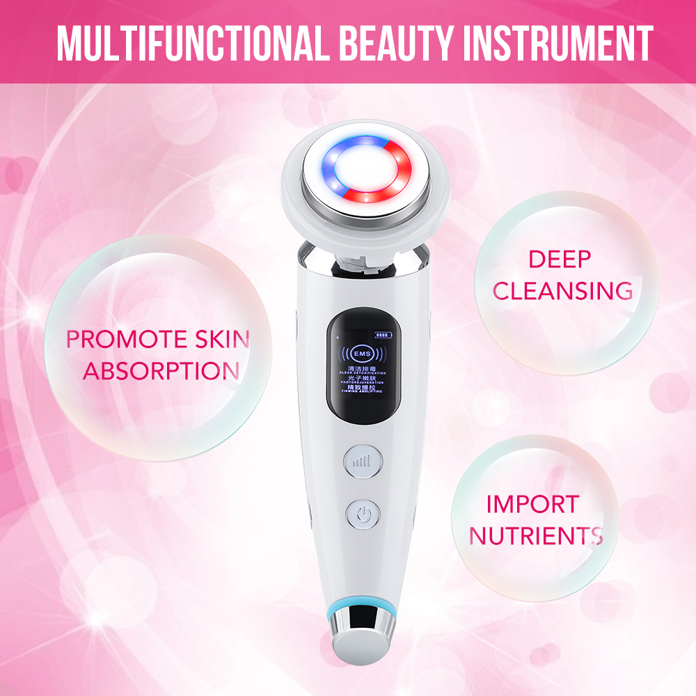 Constant Temperature Photon Rejuvenation Beauty Instrument IPL Ion Facial Cleaner