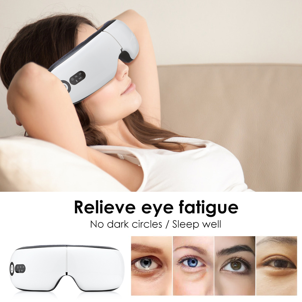 Smart Hot Compress Eye Massager  Massage Multi-frequency Vibration Eye Protection