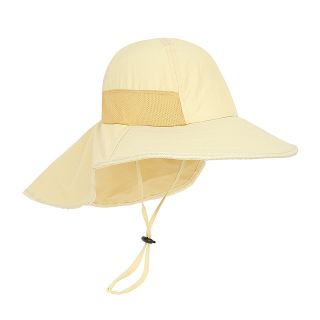 Kids Summer Hat Girls Boys Sun Hat With Neck Flap UV Protection Safari Hat Baby Child Summer Travel Cap 2-12 Years Old