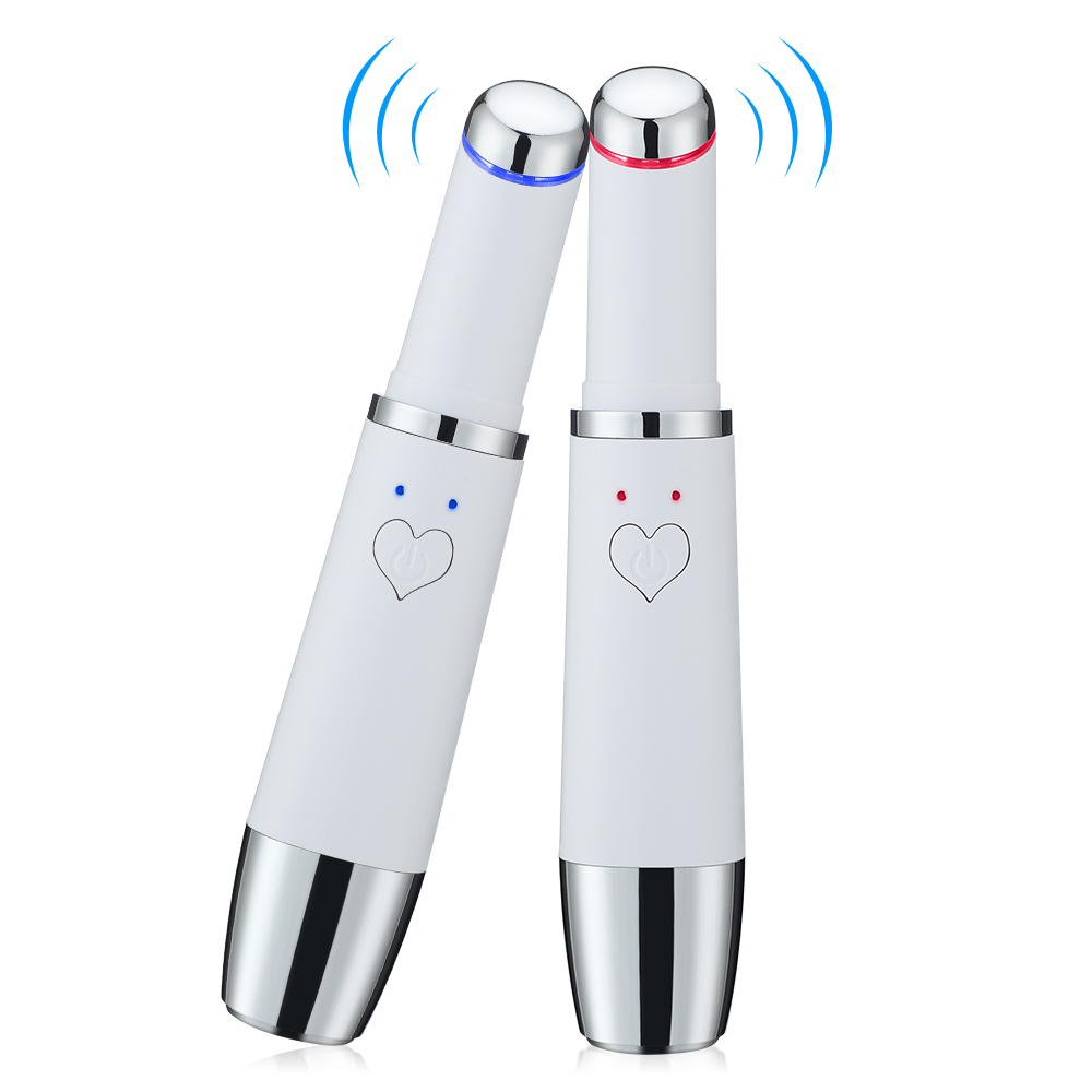 Electric Eye Massager Wand Pen Heat Vibration Anti-wrinkle Devicefor