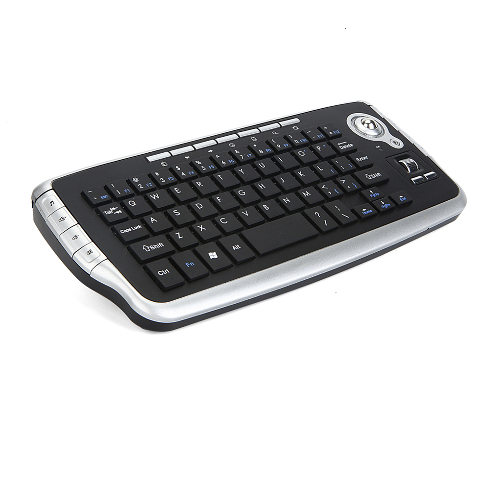 Mini 2.4G Wireless Keyboard with Trackball Keyboard for Smart TV Box Multi-media Functional Trackball Air Mouse
