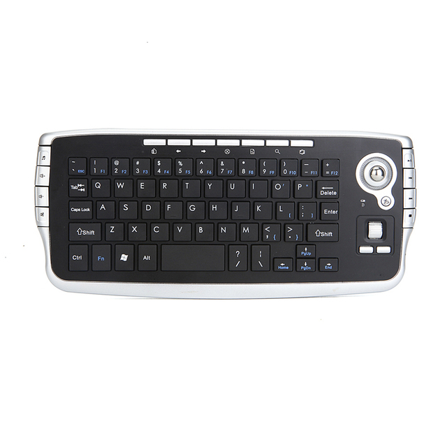 Mini 2.4G Wireless Keyboard with Trackball Keyboard for Smart TV Box Multi-media Functional Trackball Air Mouse