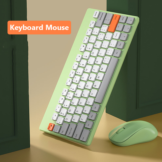 Slient Wireless Keyboard Mouse Combo Ergonomic Portable Gaming Keyboard Mouse Set For Macbook Laptop PC Gamer Computer Keyboard