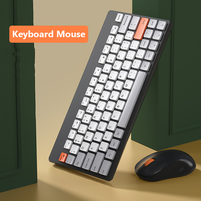 Slient Wireless Keyboard Mouse Combo Ergonomic Portable Gaming Keyboard Mouse Set For Macbook Laptop PC Gamer Computer Keyboard