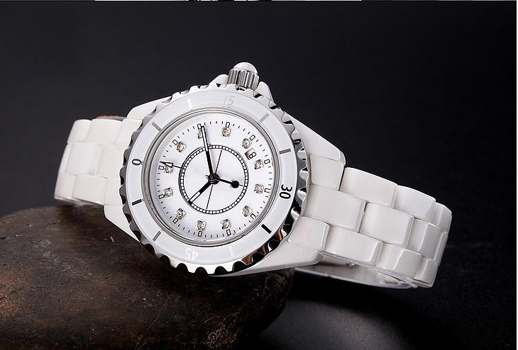 classic mens womens ladies ceramic white black ceramic Watches