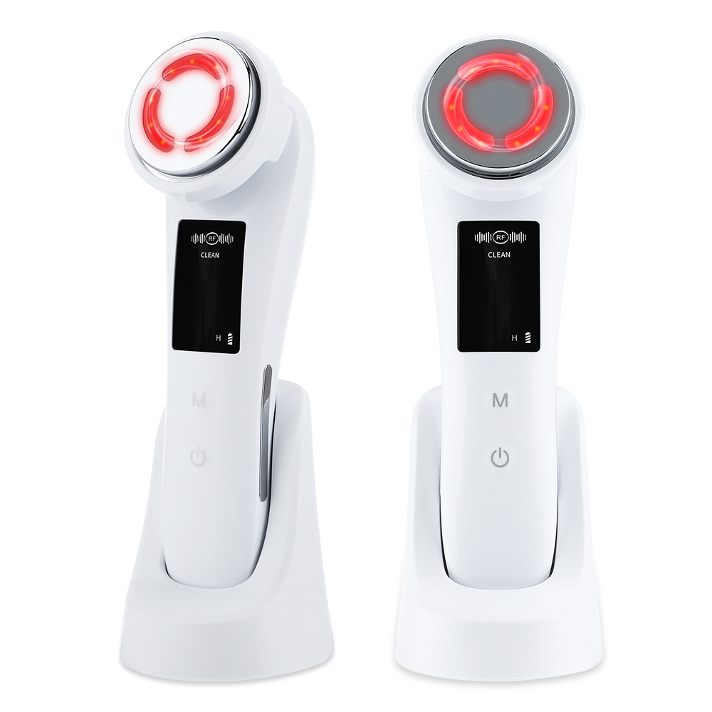 Photon Therapy Sonic Vibration Wrinkle Remover Hot Treatment Anti Aging Skin Cleaner