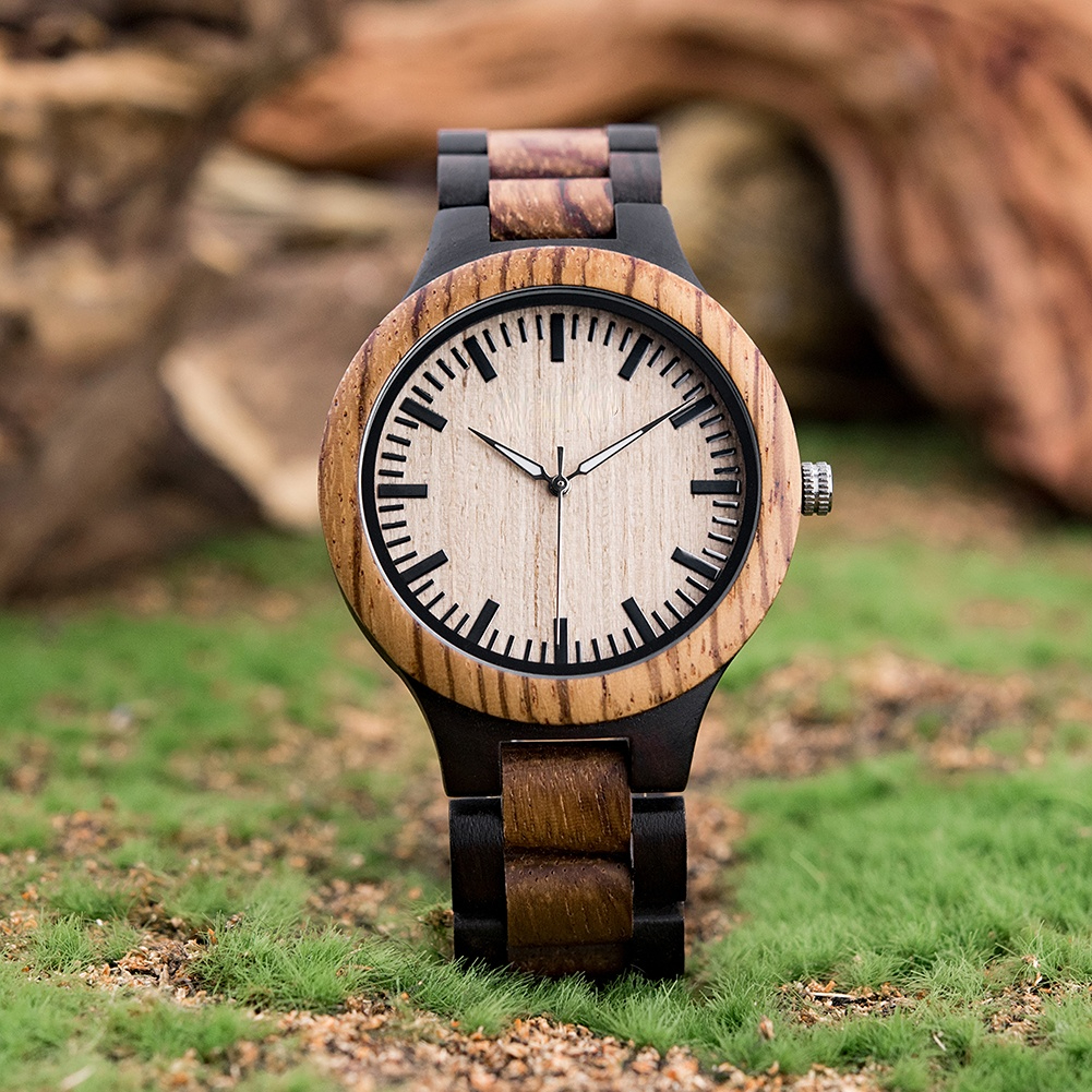 Couple Wooden Watch  Men Quartz Wristwatch