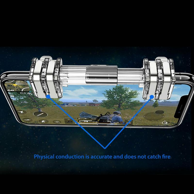Game Controller For PUBG Mobile Phone Shooter Aim Controller Game Trigger L1R1 Button For Iphone Android PUBG Game Controlle