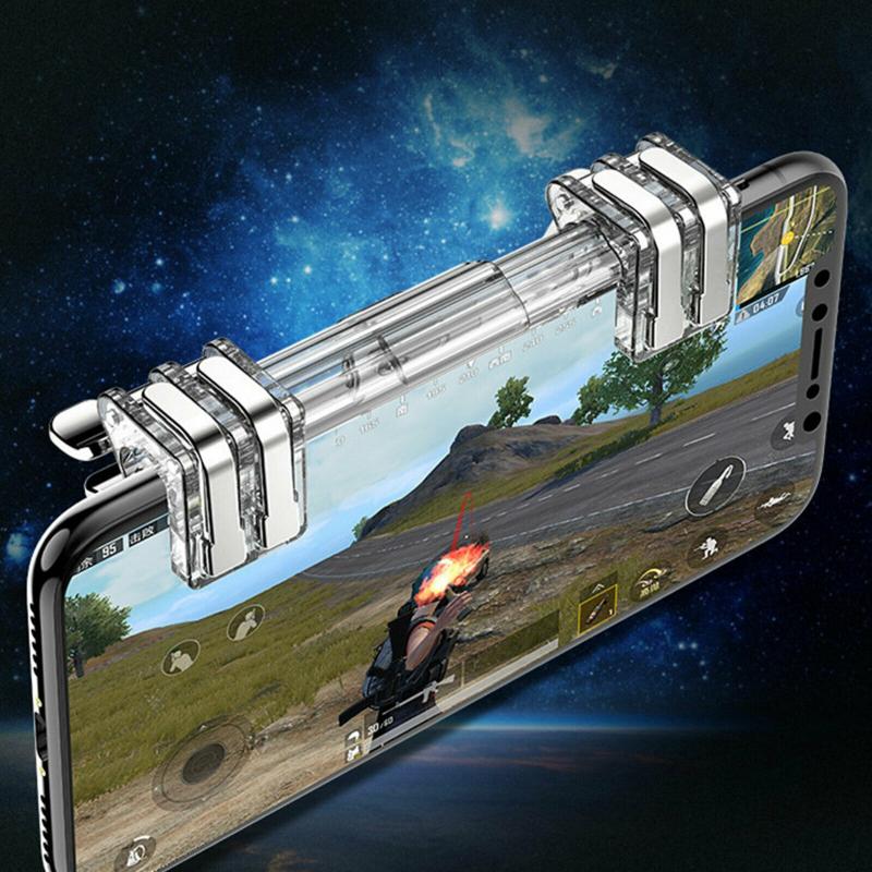 Game Controller For PUBG Mobile Phone Shooter Aim Controller Game Trigger L1R1 Button For Iphone Android PUBG Game Controlle